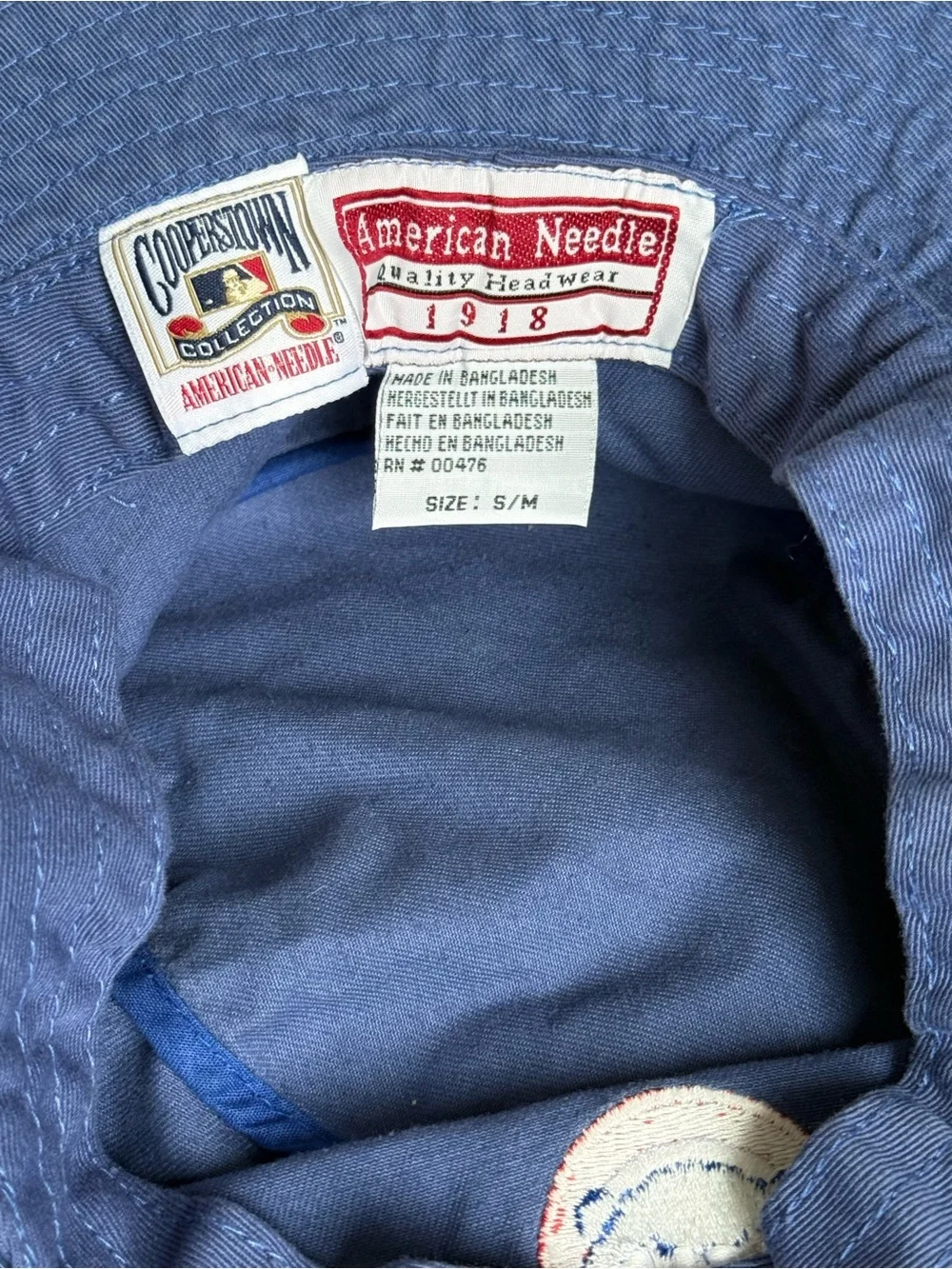 Women’s Blue Bucket Hat with Bear Patch